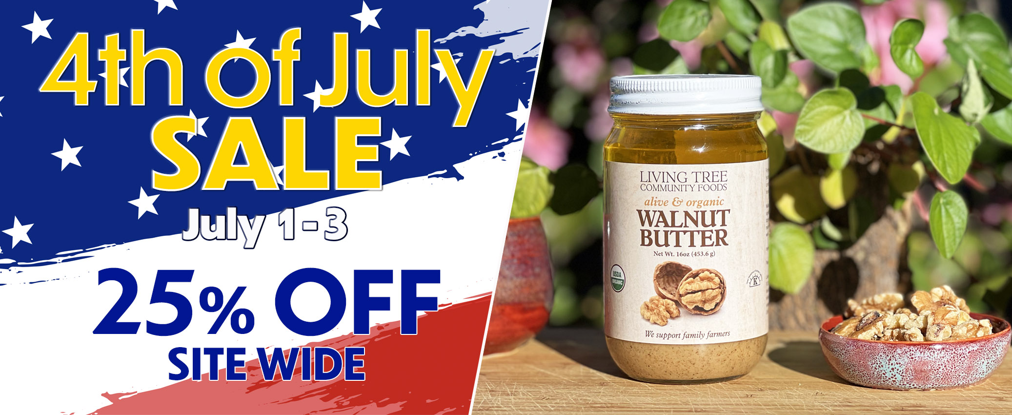 4th of July Sale Homepage Banner