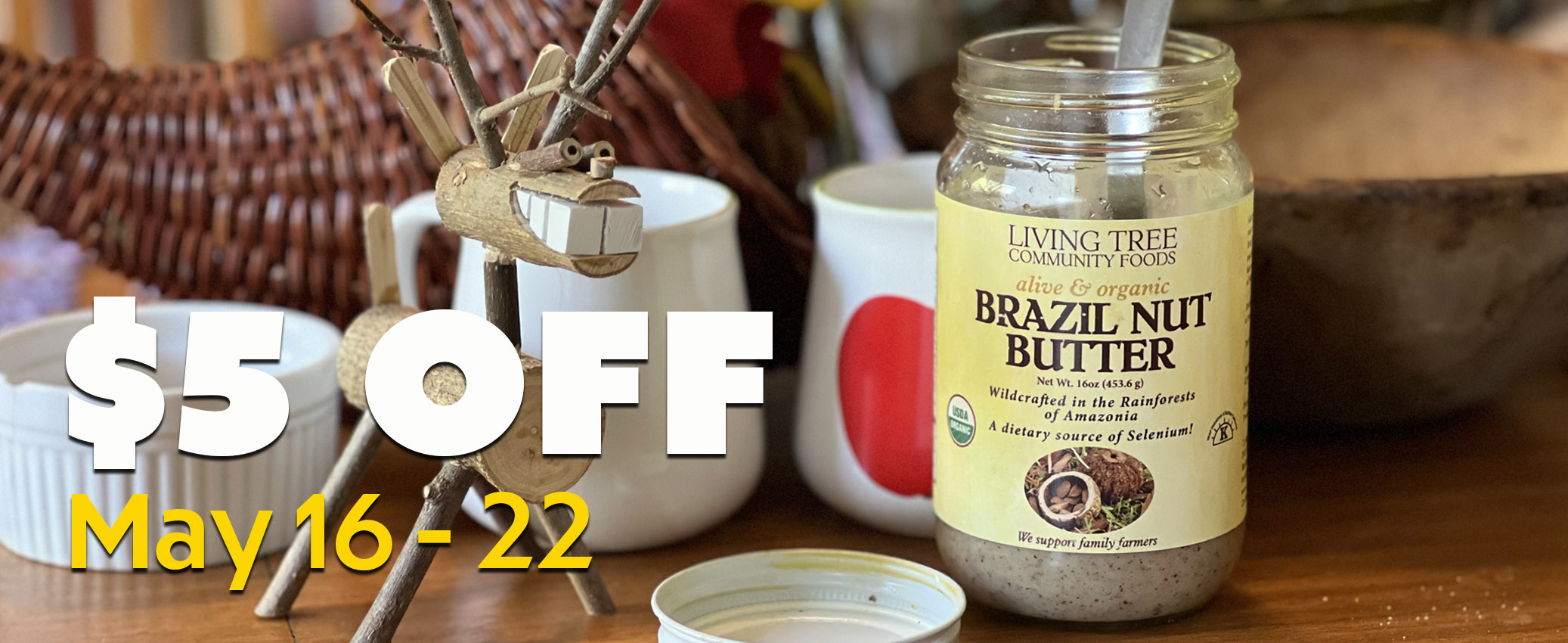 Brazil Nut Butter Weekly Sale Banner