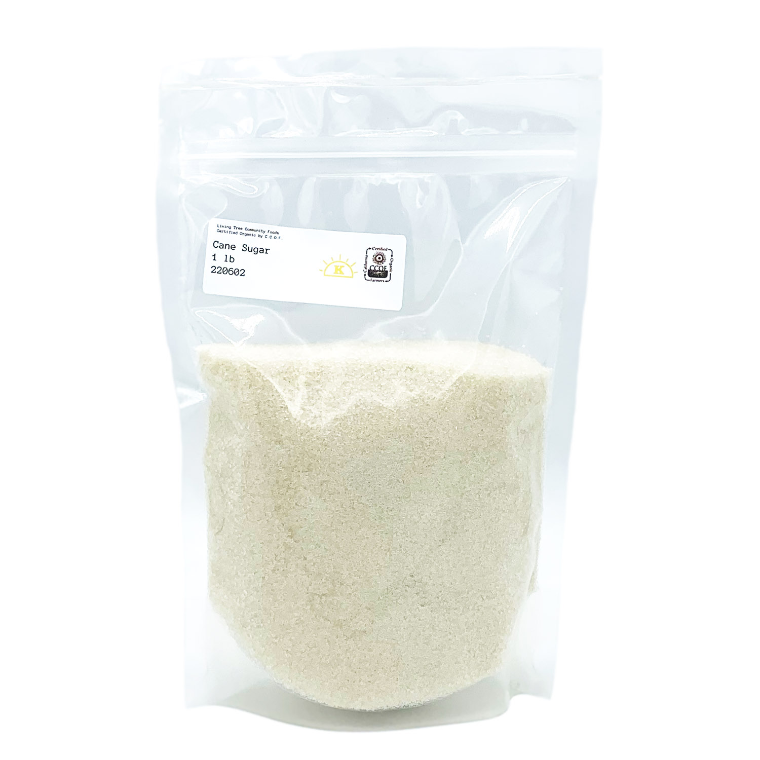Cane Sugar Organic 1lb Bag