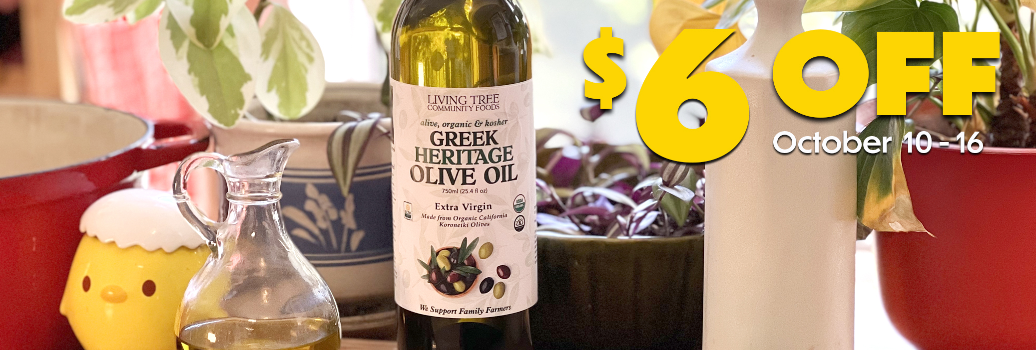 Greek Heritage Olive Oil 750ml Weekly Sale Banner