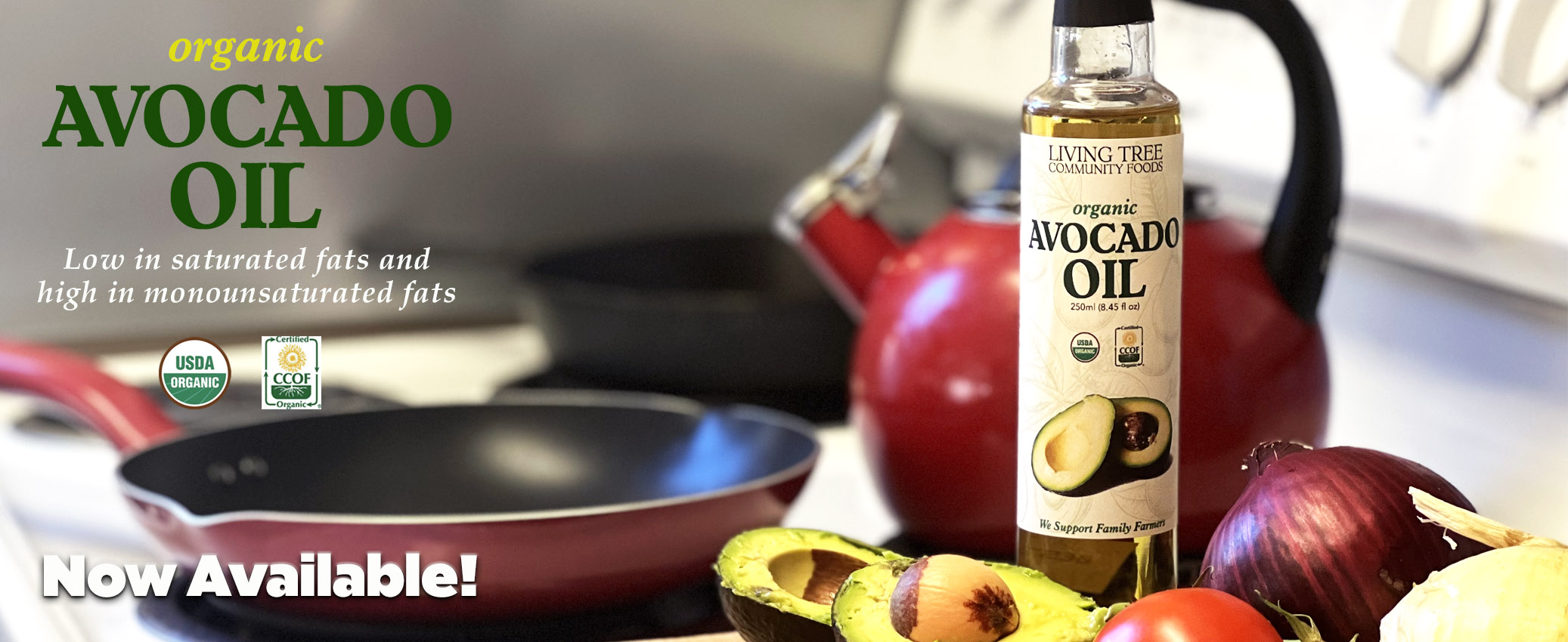 Avocado Oil Homepage Banner