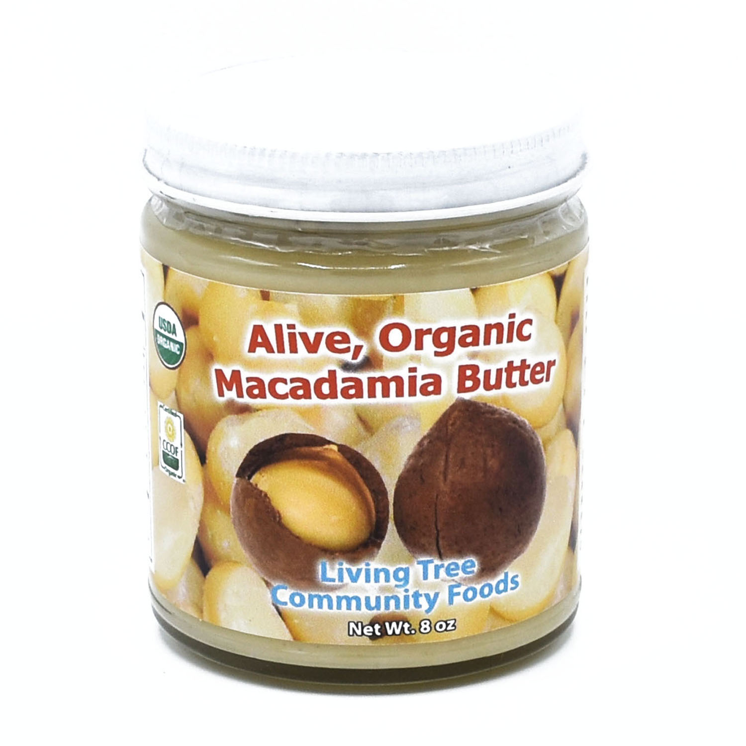 Macadamia Nut Butter Alive and Organic Living Tree Community Foods