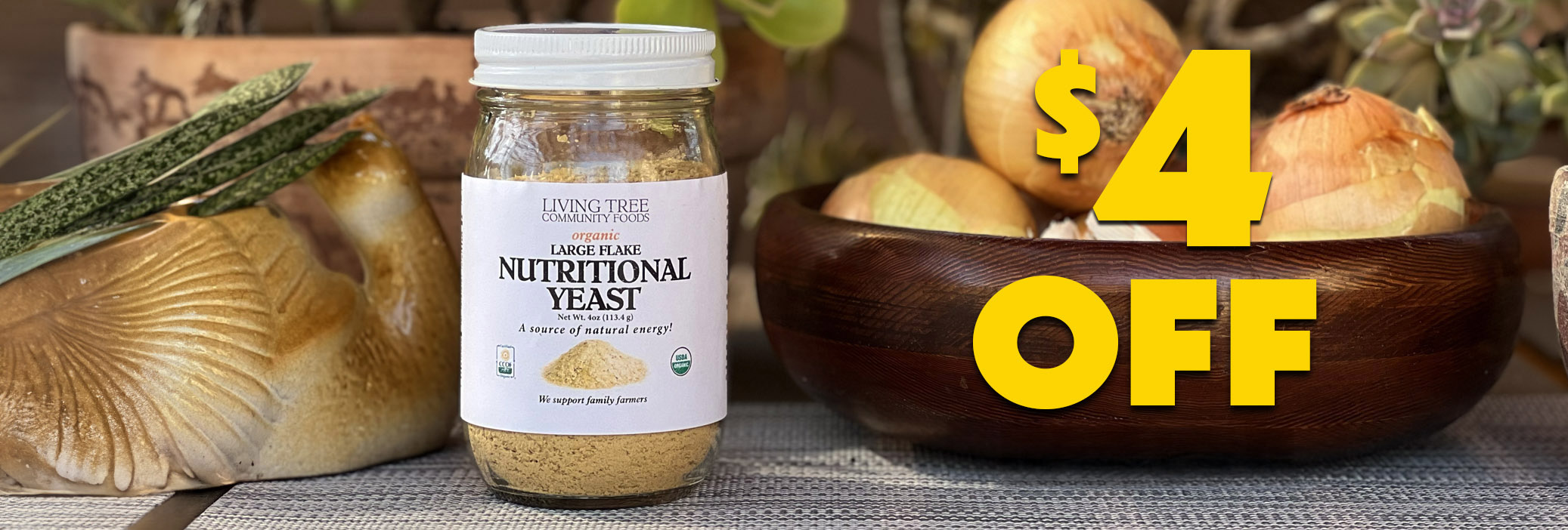 Nutritional Yeast Weekly Sale Banner