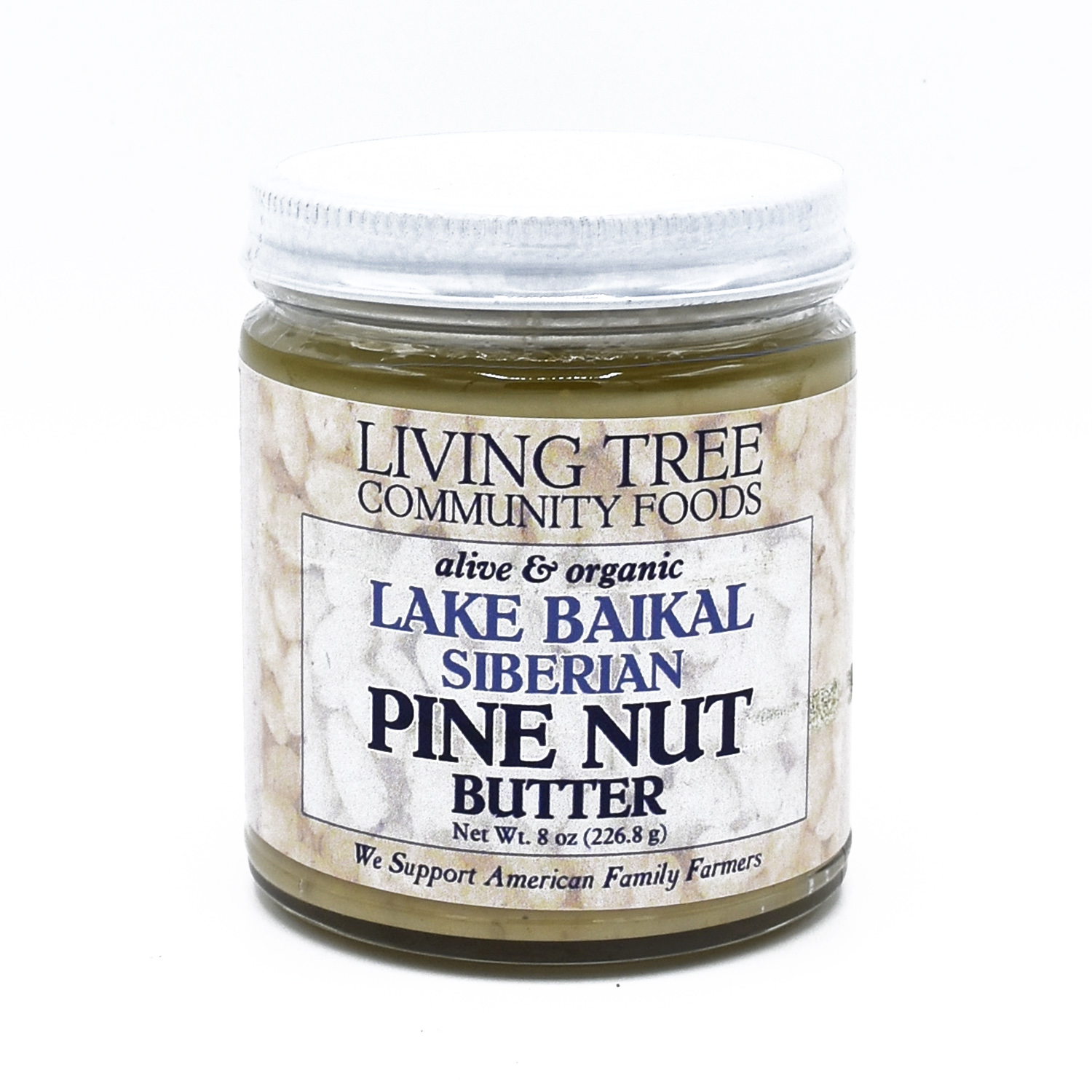 Lake Baikal Siberian Pine Nut Butter Alive and Organic Living Tree