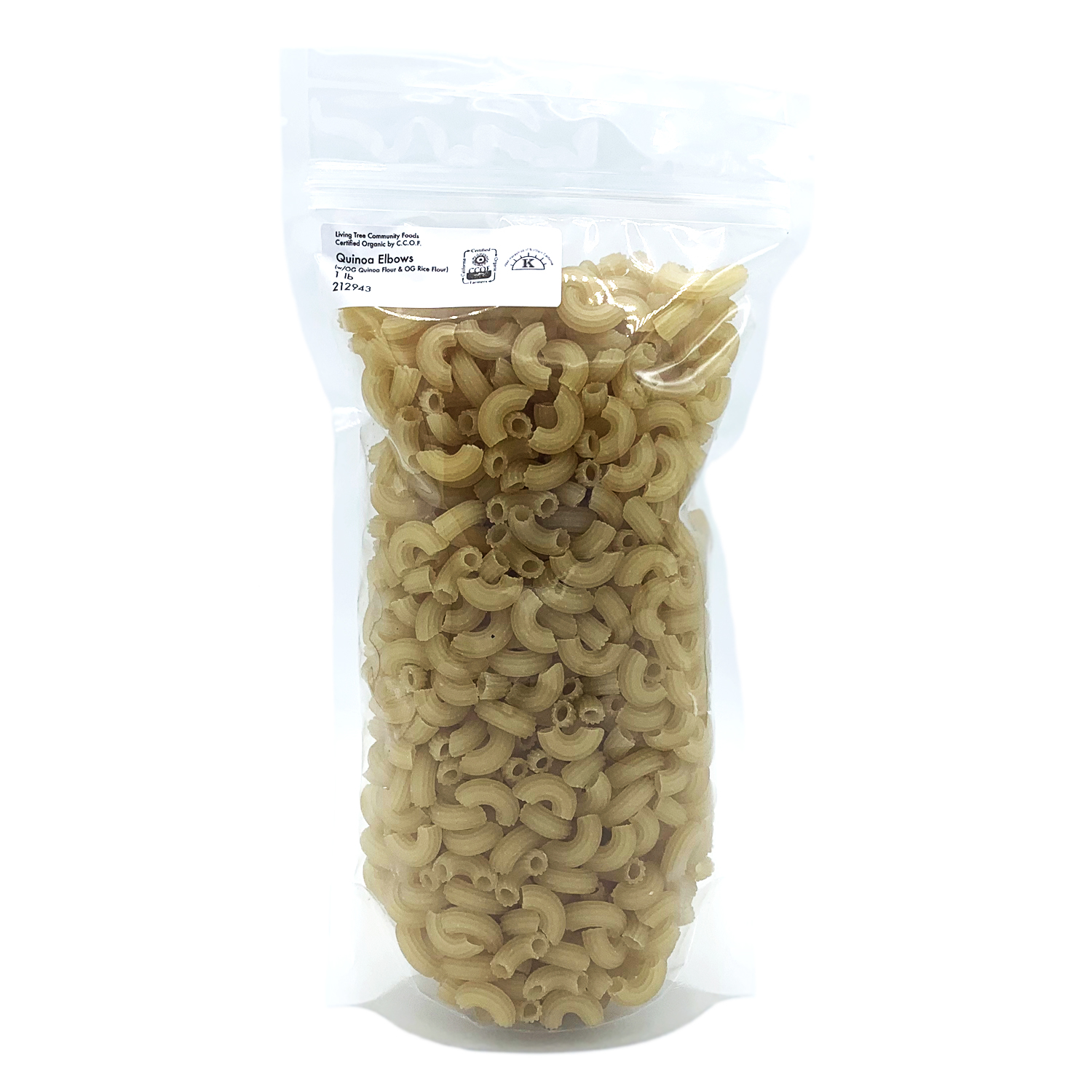Quinoa Elbows Pasta Package