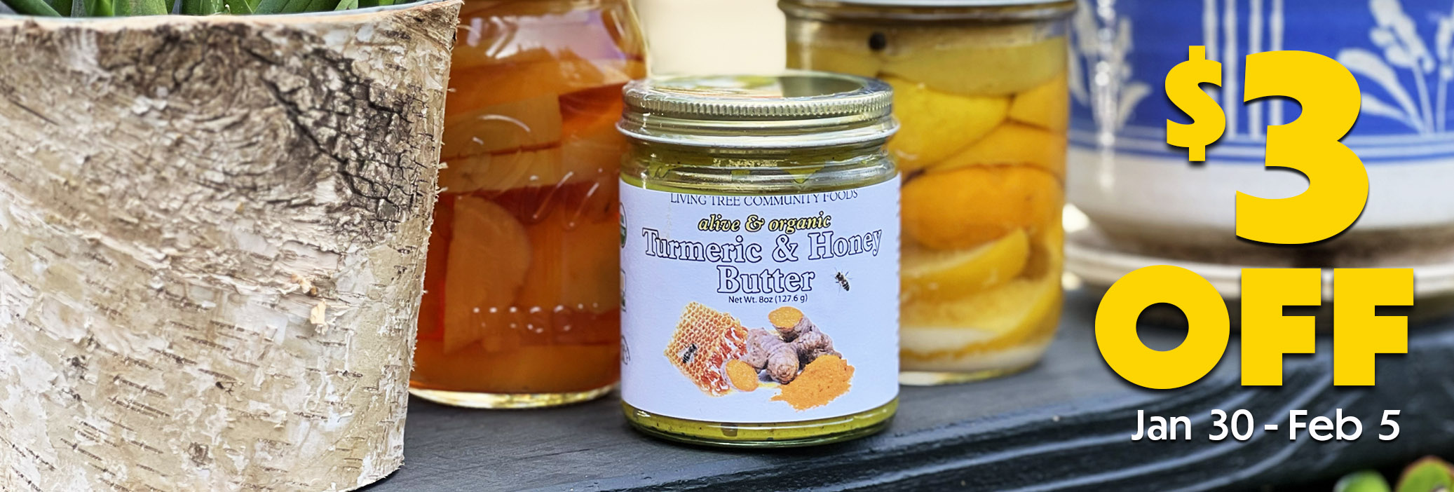 Turmeric & Honey Weekly Sale Banner