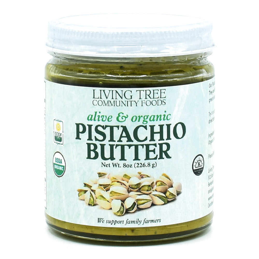 Pistachio Butter 8oz Raw Alive & Organic