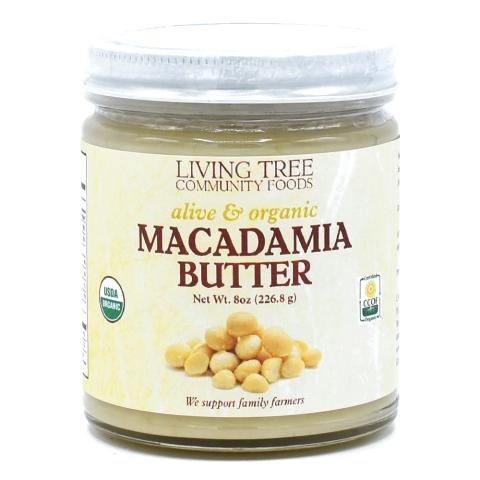 Macadamia Butter Raw, Alive and Organic