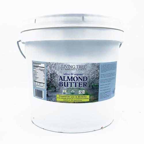 Almond butter bucket 18lb. tub