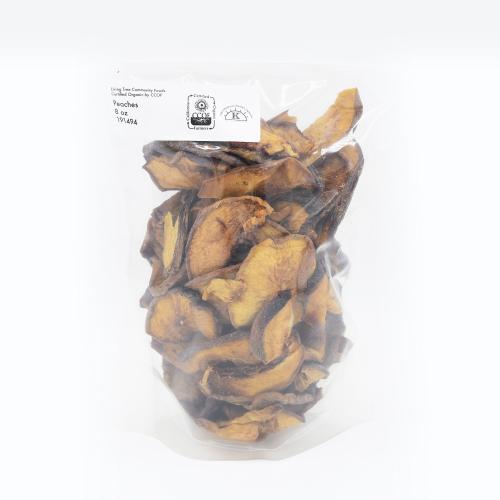 Dried organic peaches