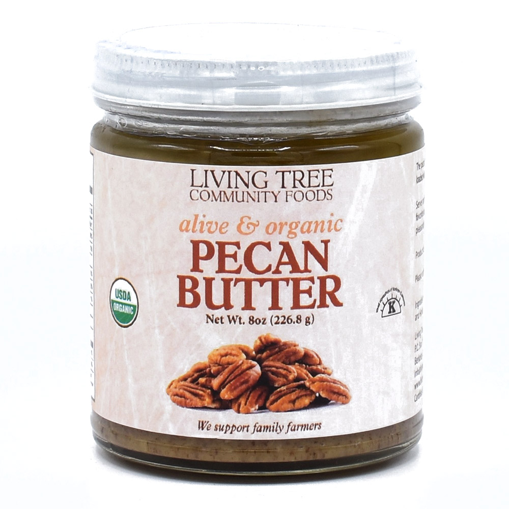 Pecan Butter Alive and Organic Living Tree Community Foods