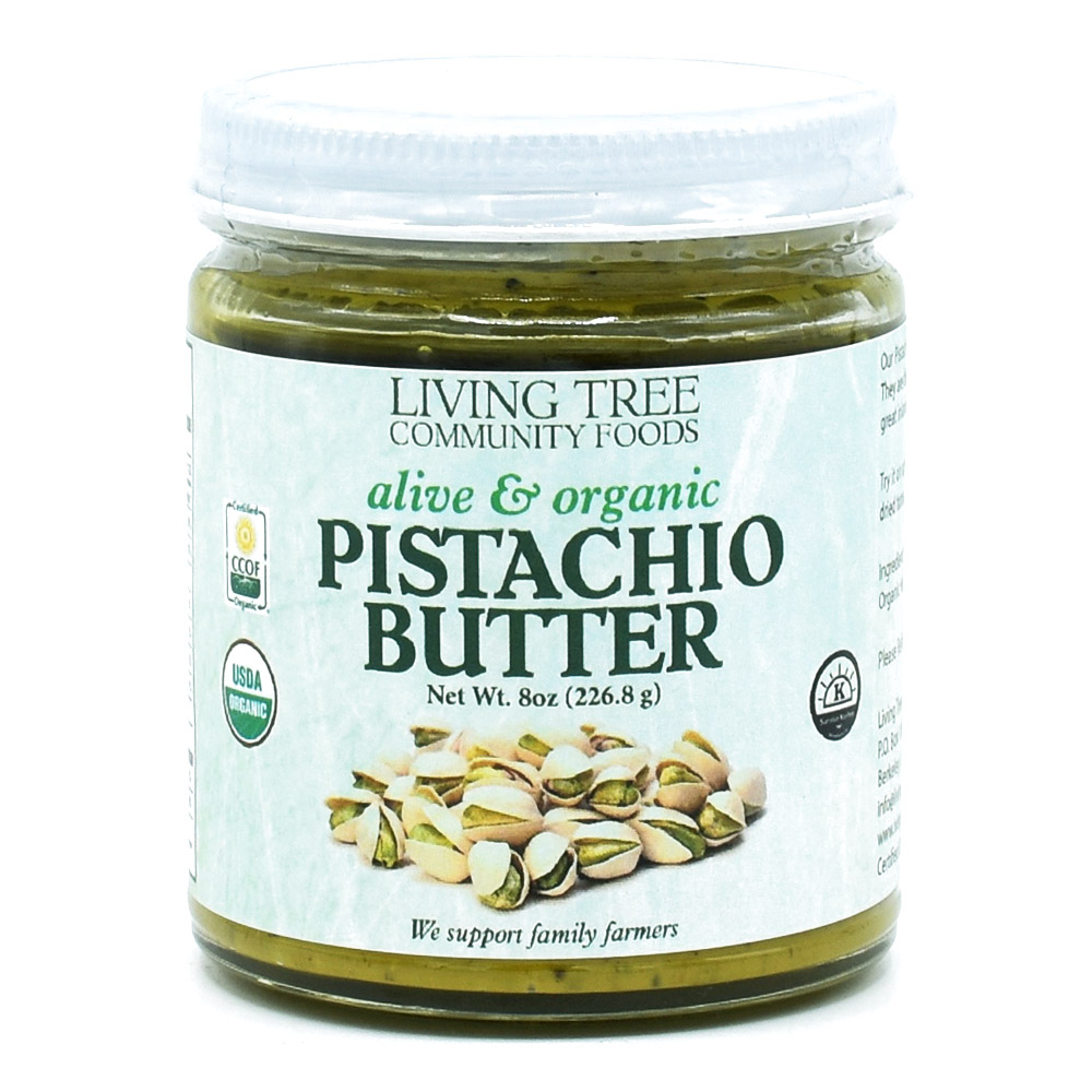 Pistachio Butter Alive and Organic Living Tree Community Foods