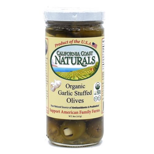 Garlic Stuffed Olives Organic