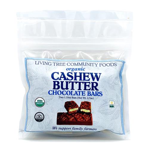 Cashew butter filled Chocolate Bars Organic