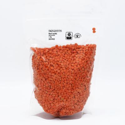 Organic red lentils