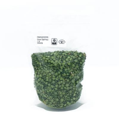 Organic green split peas