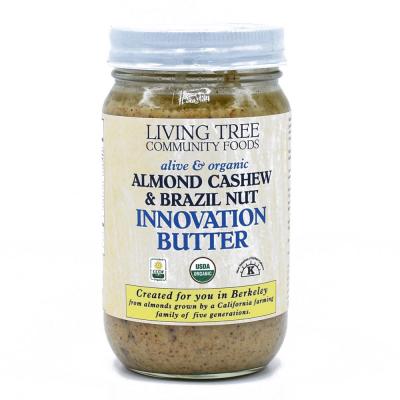 Living Tree Community Foods Almond Butter, Organic Alive - 16 oz